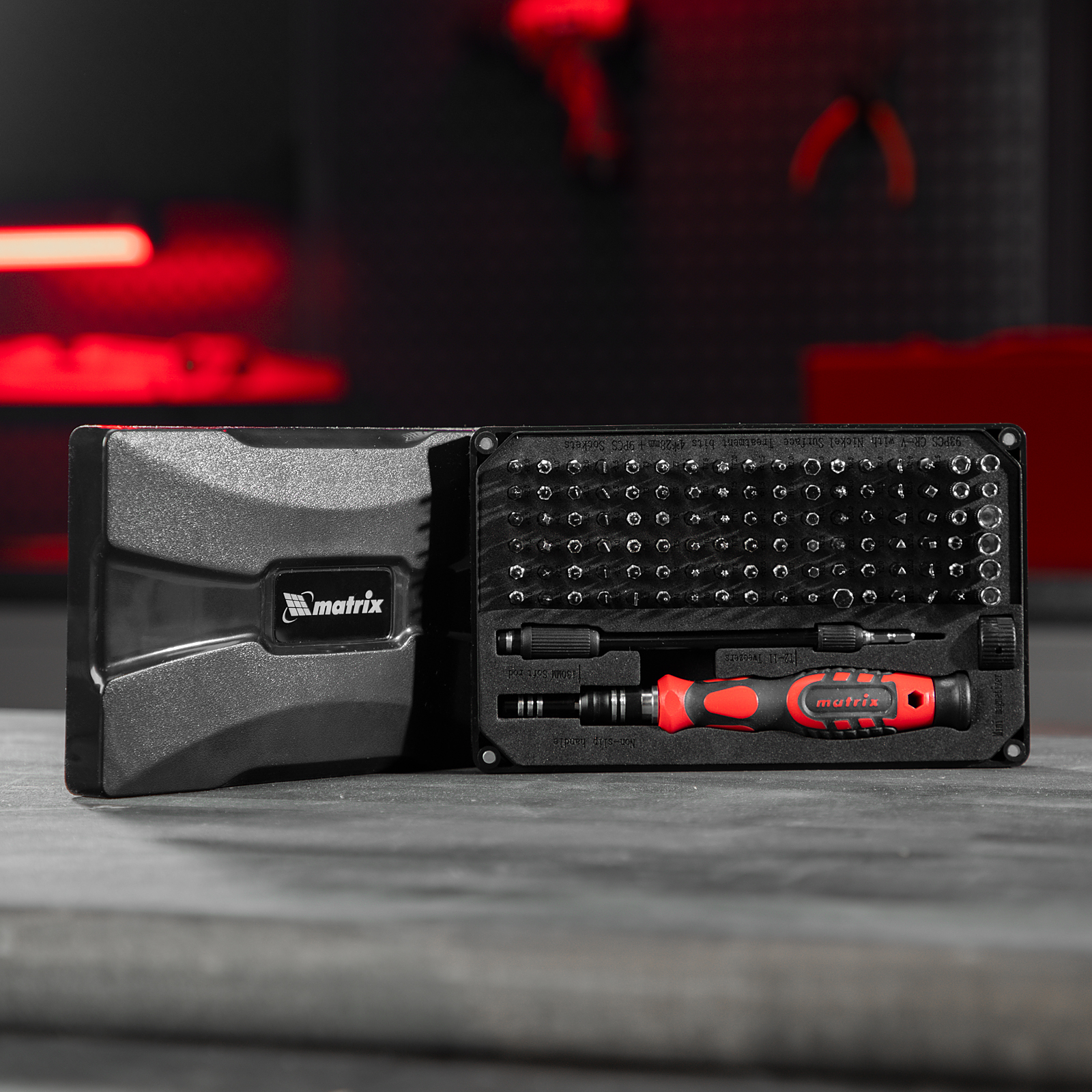 Набор для точных работ 107 в 1, универсальный, сталь CrV Matrix