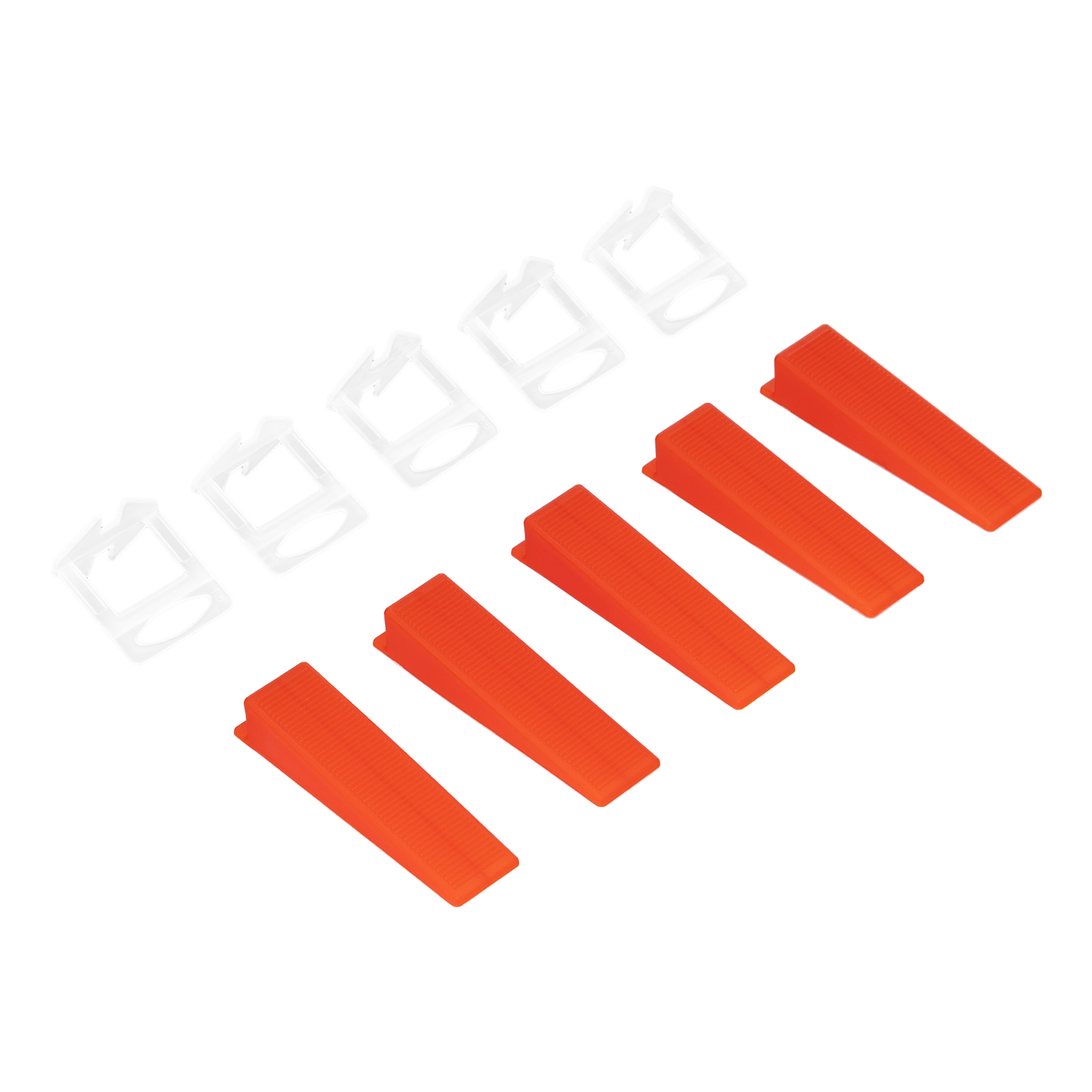 Комплект зажим + клин для системы выравнивания плитки СВП Ворота XL, 200/100 шт. в пакете Matrix