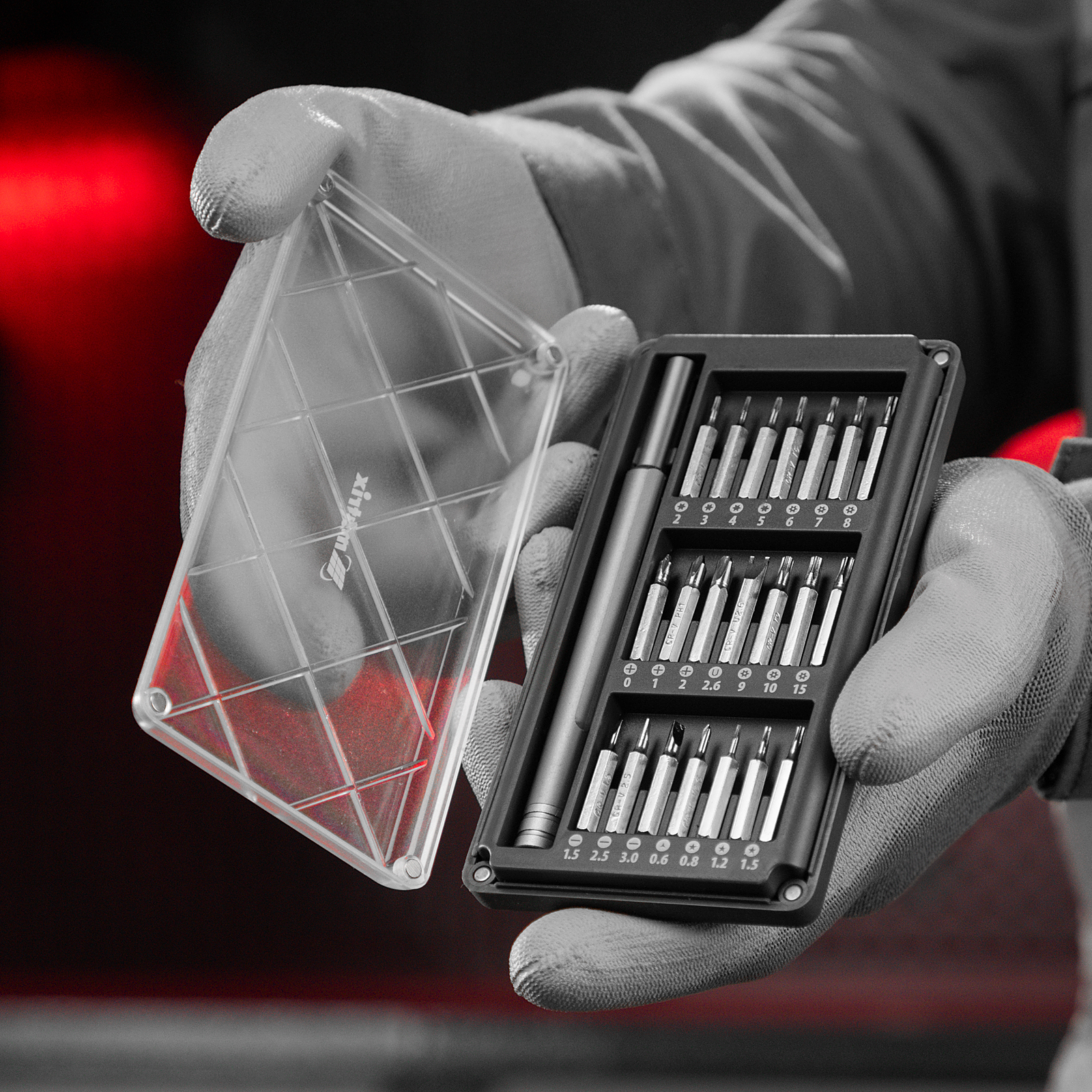 Набор для точных работ 22 в 1, универсальный, сталь CrV Matrix