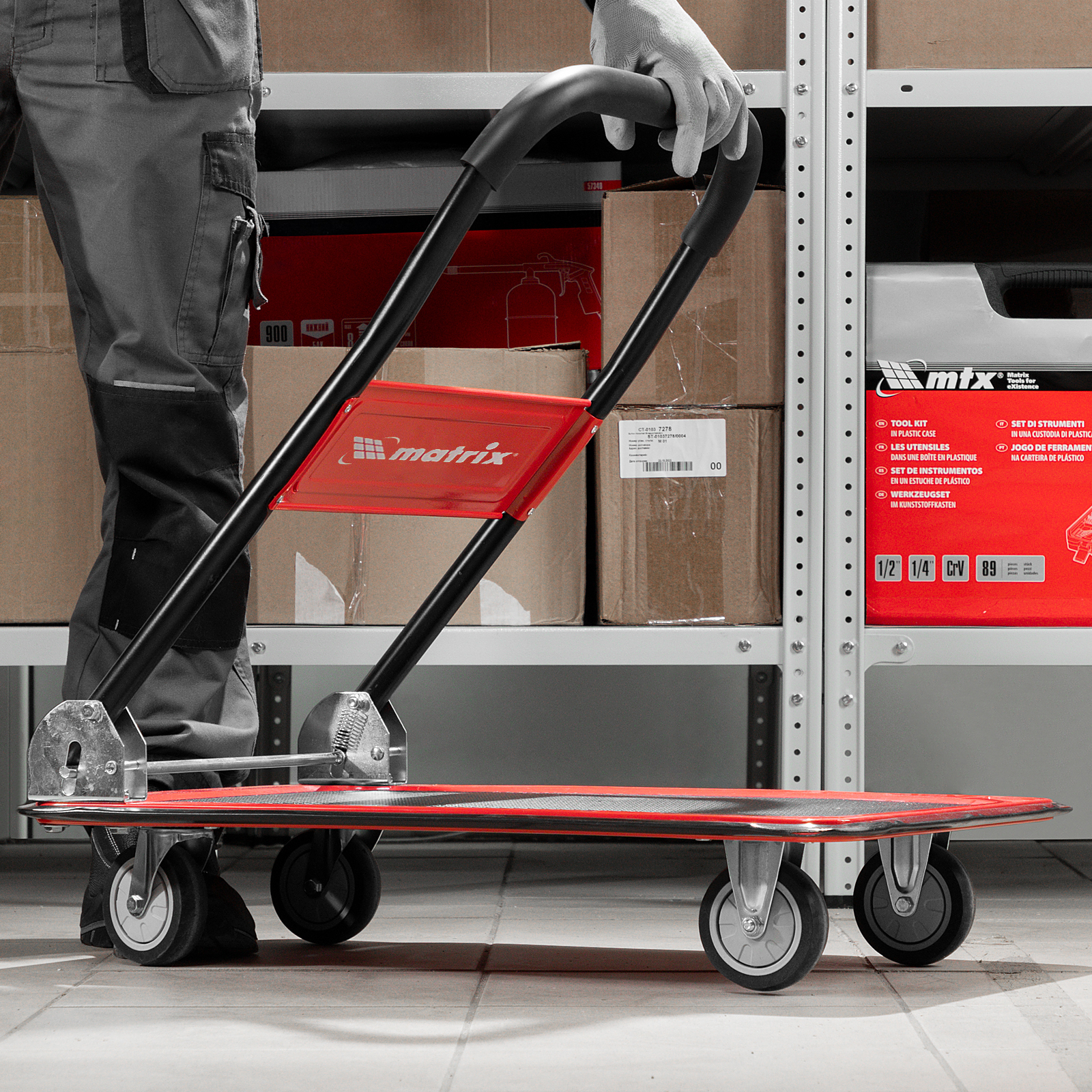 Тележка хозяйственная, грузоподъемность 150 кг Matrix