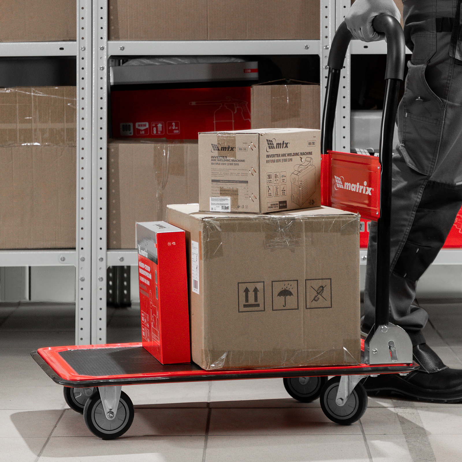 Тележка хозяйственная, грузоподъемность 150 кг Matrix