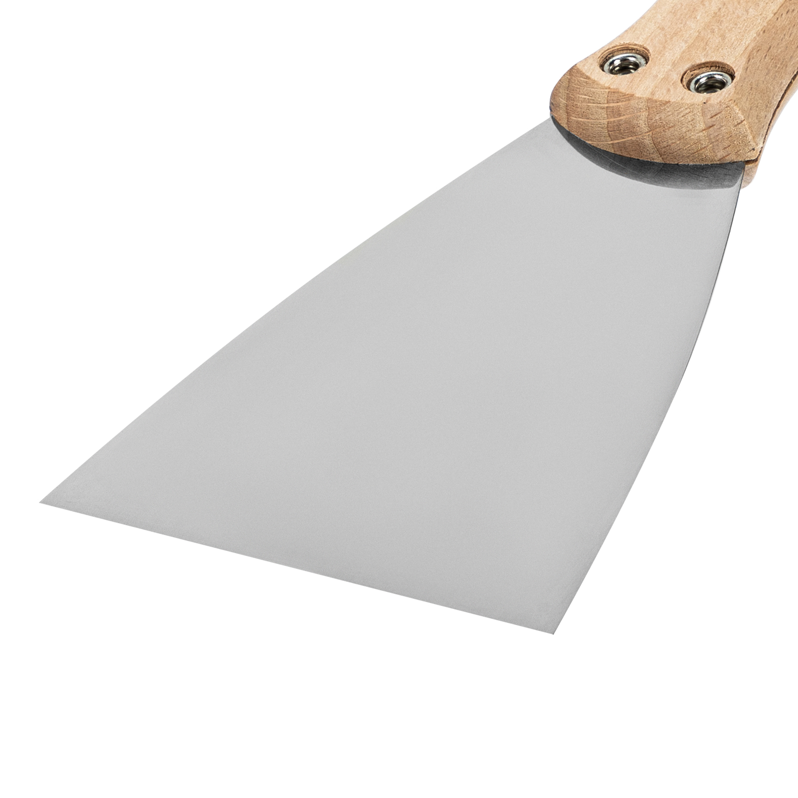 Шпательная лопатка из нержавеющей стали, 80 мм, буковая рукоятка, EFP Matrix