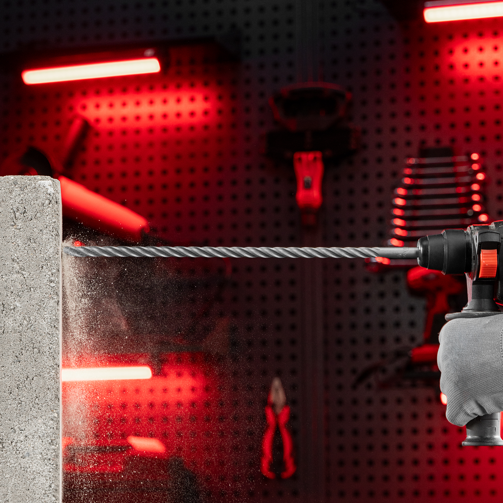 Бур по бетону, 12 x 400 мм, SDS PLUS c крестовой пластиной MATRIX