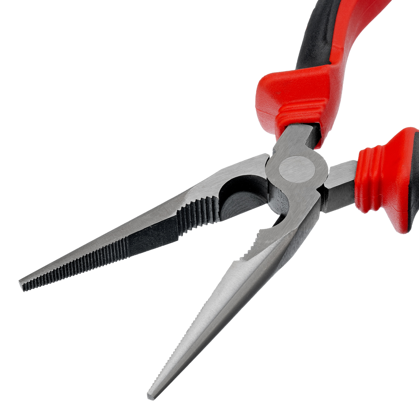 Длинногубцы прямые, 200 мм, хром-ванадий, двухкомпонентные рукоятки Matrix