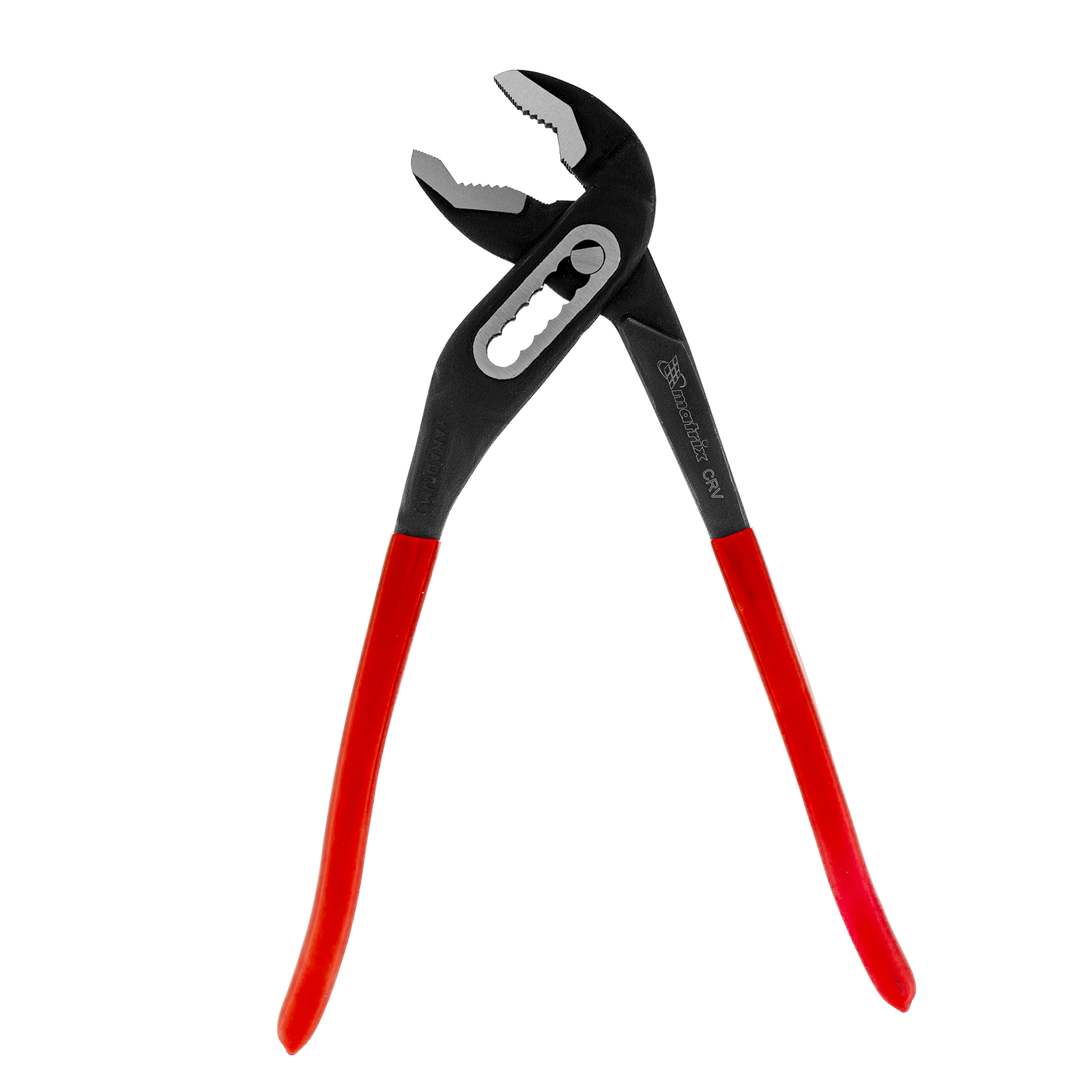 Клещи переставные 250 мм, хром-ванадий, обливные рукоятки Matrix