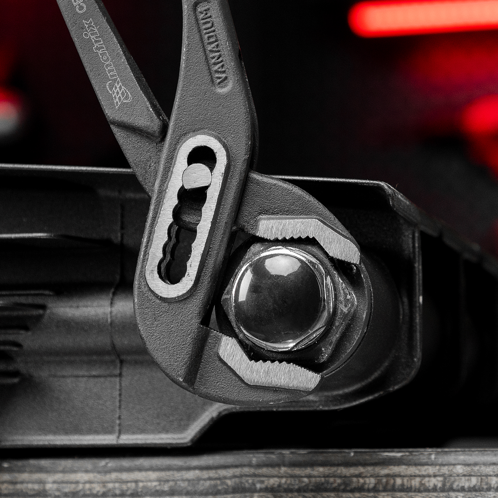 Клещи переставные 300 мм, хром-ванадий, обливные рукоятки Matrix