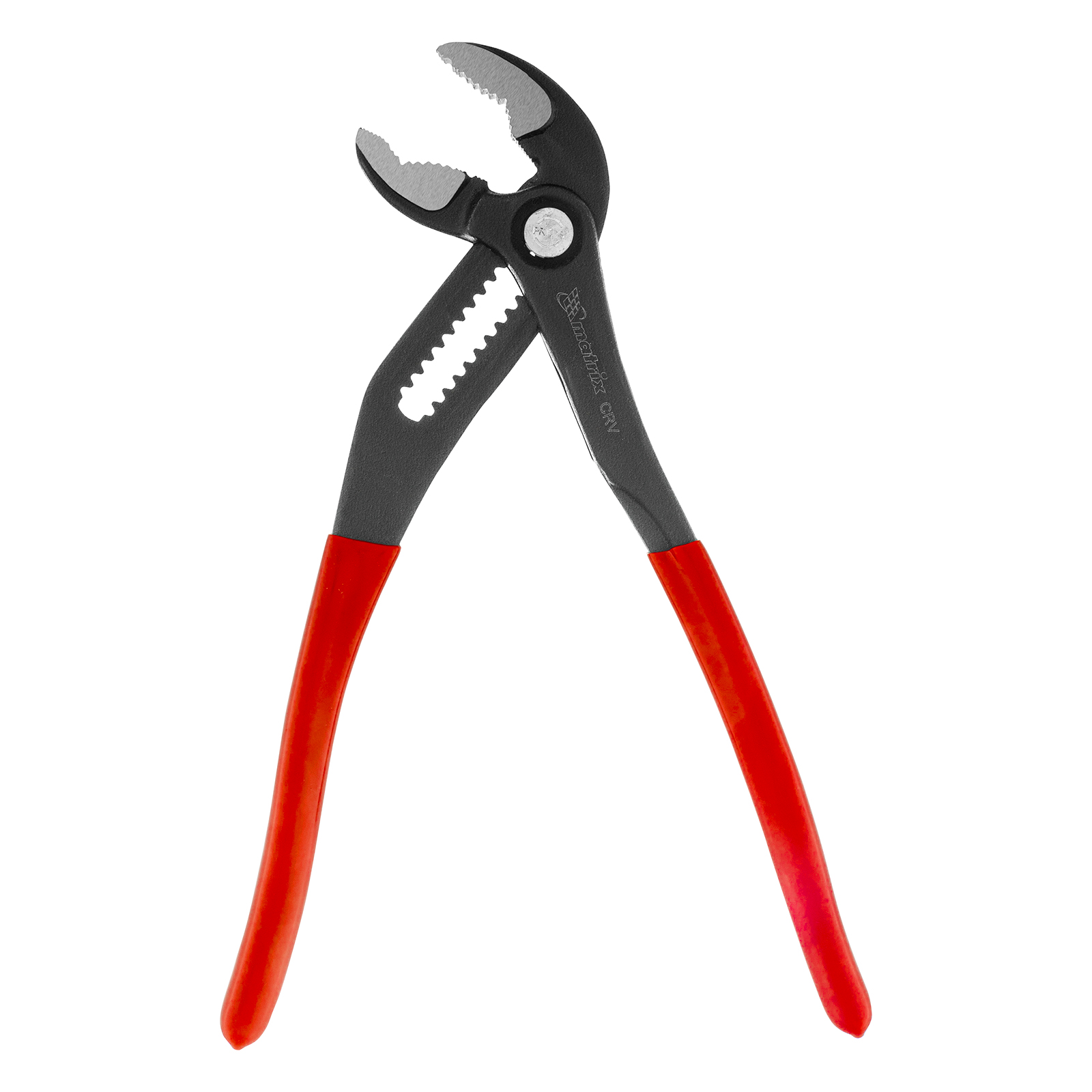 Клещи переставные 250 мм, кнопочный механизм, хром-ванадий, обливные рукоятки Matrix