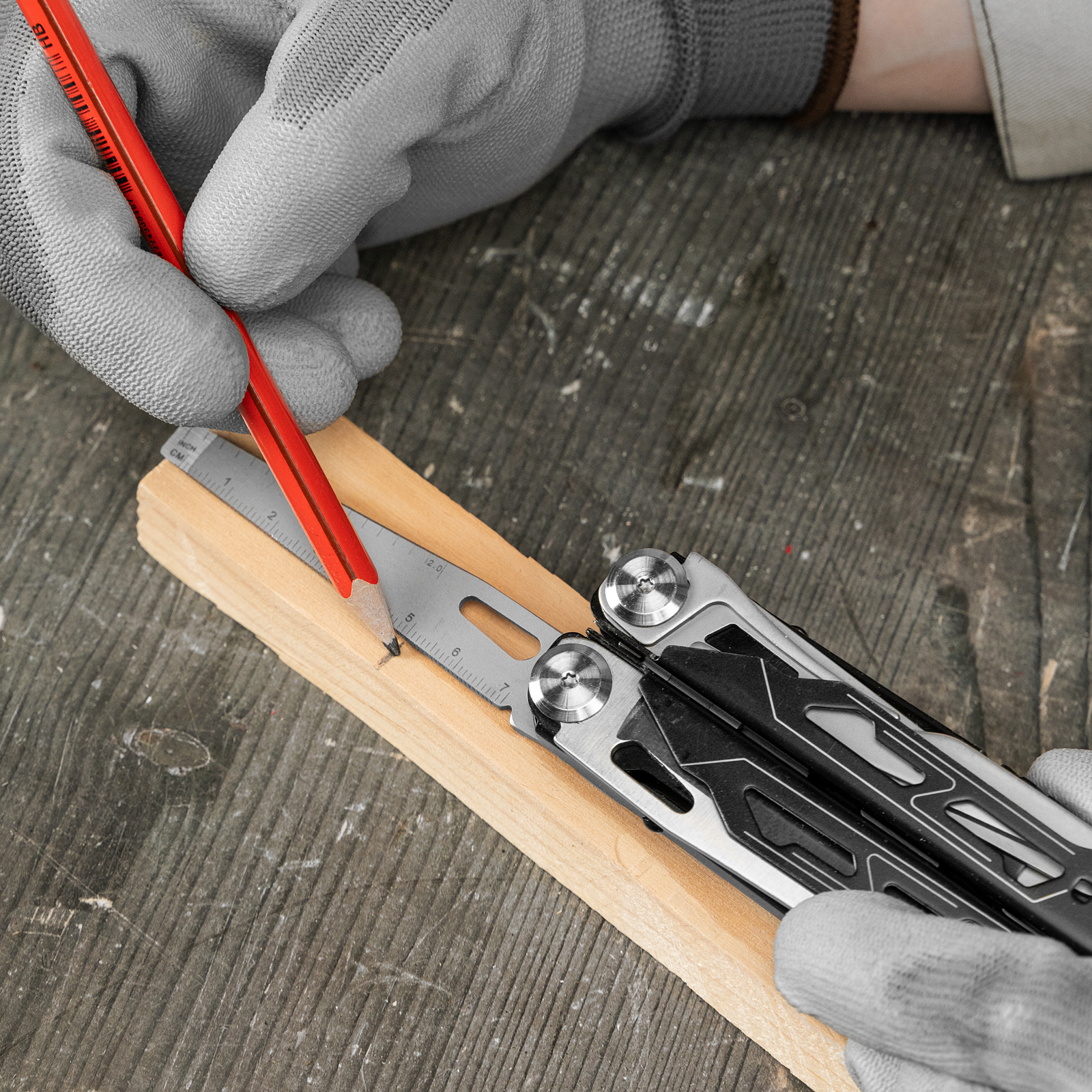 Трансформер (мультитул), 15 функций, авторазжим, в чехле, 160 мм Matrix