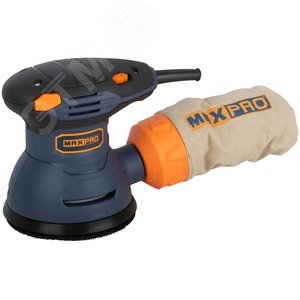Шлифмашина эксцентриковая 300 Вт, 5000-12000об/мин, 125мм, 1.2 кг, пылезащищенный выключатель, липучка, кор.