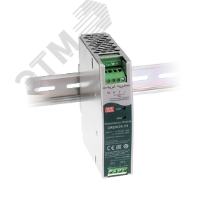 Модуль резервного питания, 2 входа 19-29В,20А, выход 24В,20А, на DIN рейку