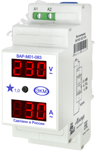 Вольтметр/Амперметр ВАР-М01-083 AC20-450В 400Гц УХЛ4