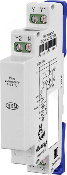 Реле импульсное РИО-1М АС230В УХЛ2