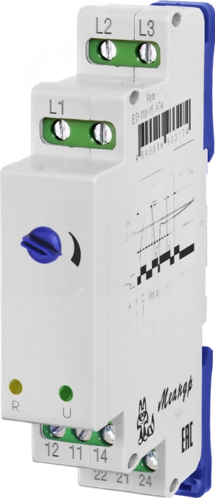 Реле контроля фаз ЕЛ-11М-15 AC100В УХЛ4