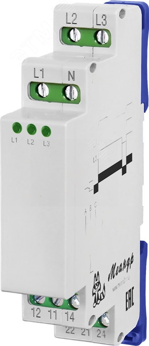 Реле контроля напряжения РКН-3-16-15 АС58В/AC100В УХЛ2