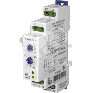 Реле контроля фаз РКФ-М06-11-15 380B~