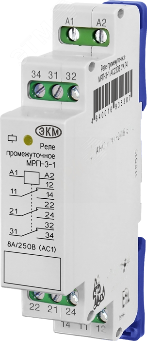 Промежуточное реле МРП-3М ACDC12B УХЛ