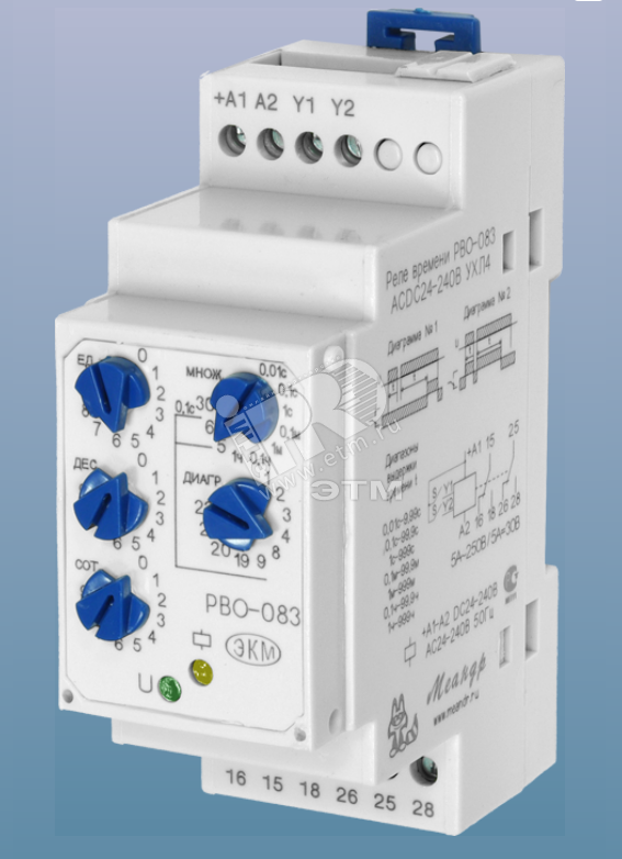 Реле времени РВО-083 ACDC24-240В УХЛ4