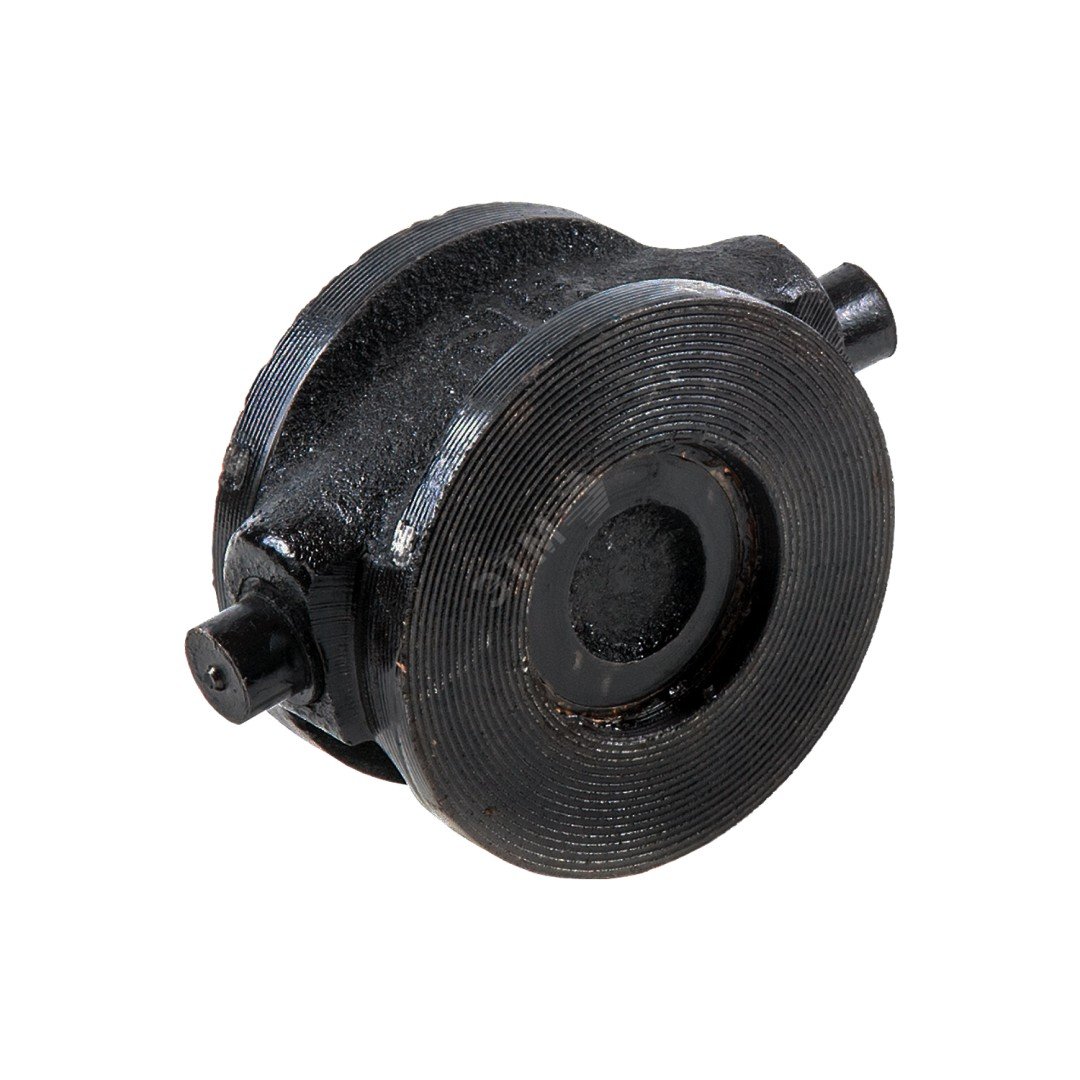 Клапан обратный поворотный чугунный 19ч21бр Ду 100 Ру16 межфланцевый