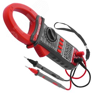 Клещи токоизмерительные цифровые, мультиметр 70083