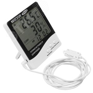 Термогигрометр настольный цифровой с выносным датчиком 20229