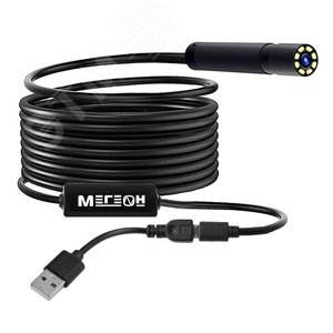 Эндоскоп-видеоскоп полужесткий microUSB 2м 33022