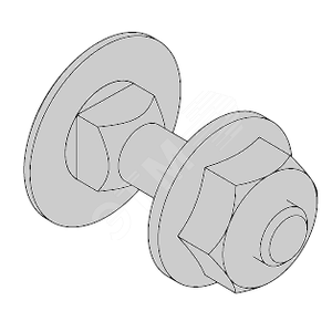 Комплект: болт M6x20 и гайка M6 RS 4 EG