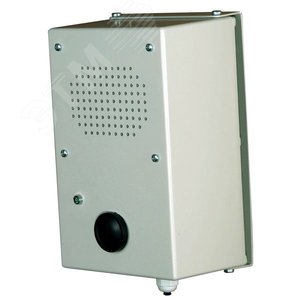 Металлический вандалозащищенный корпус, накладное крепление к стене, уличное исполнение  120x205x100 мм