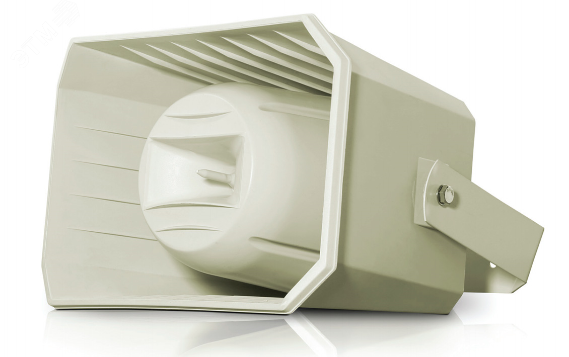 Громкоговоритель всепогодный рупорный, 2-х полосный, пластиковый корпус, 50/25/12,5 Вт, 100 В, 360х260х295 мм