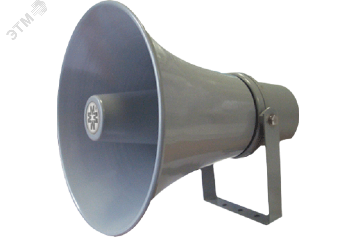 Рупорный громкоговоритель 25/12,5/6 Вт, 120/100/30В, d=285мм х340мм