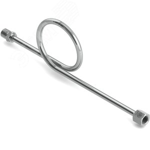 Отвод сифонный С910-4, вход - внутр.резьба 1/2'NPT, выход - наруж.резьба G1/2', 12х18Н10Т, AISI 316L