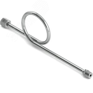 Отвод сифонный 910-1, вход - наруж.резьба 1/2'NPT, выход - накид.гайка М20х1,5, 12Х18Н10Т, AISI 316L