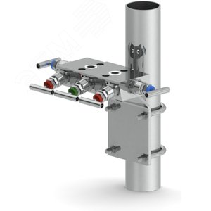 Кронштейн для горизонтального крепления блоков типа М300, M500, материал: оцинкованная углеродистая сталь