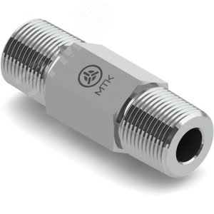 Соединитель с наружными резьбами удлиненный Р651, 1/8'NPT, AISI 316L, длина 2'