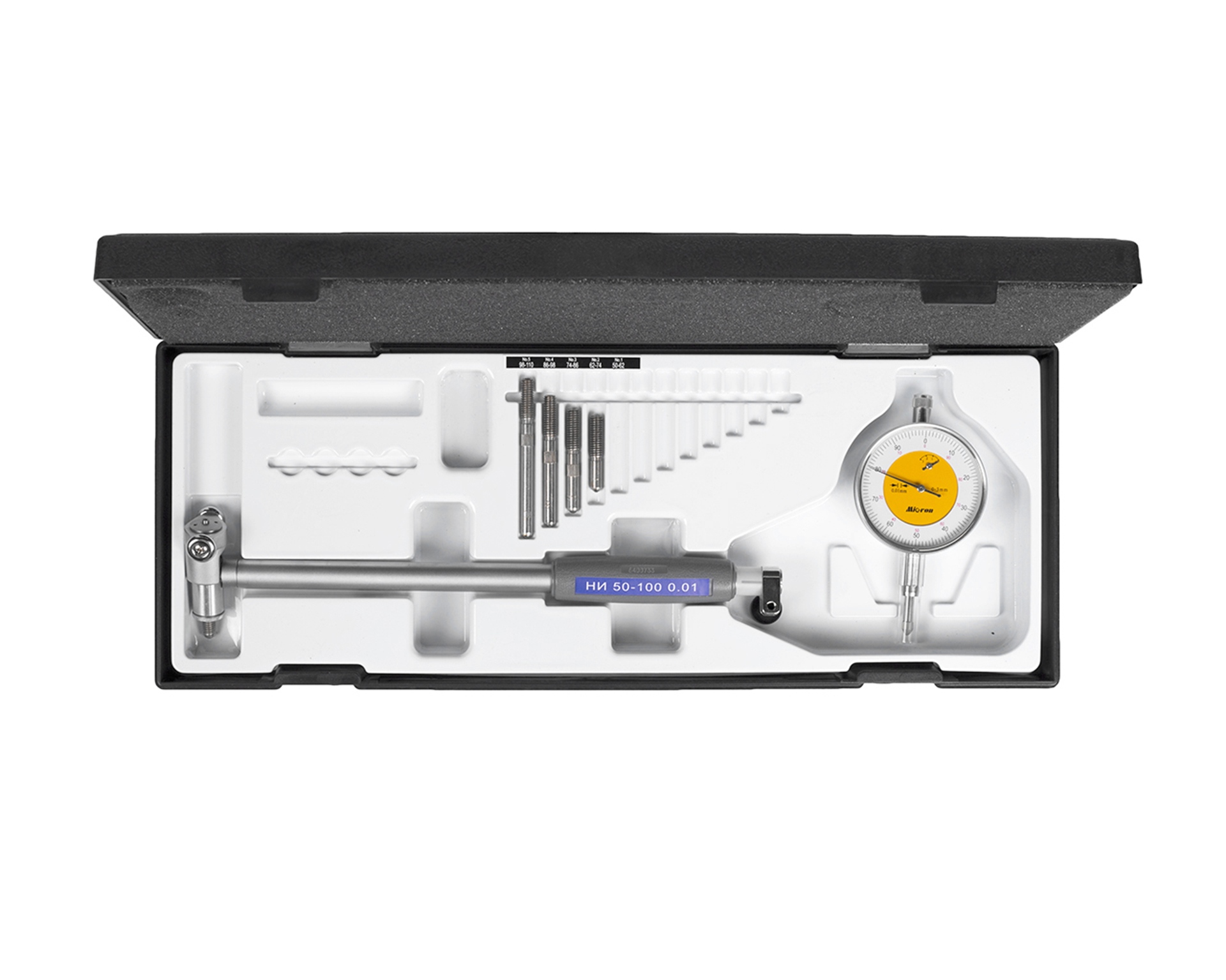 Нутромер индикаторный НИ 50-100 0.01 L=200мм Микрон