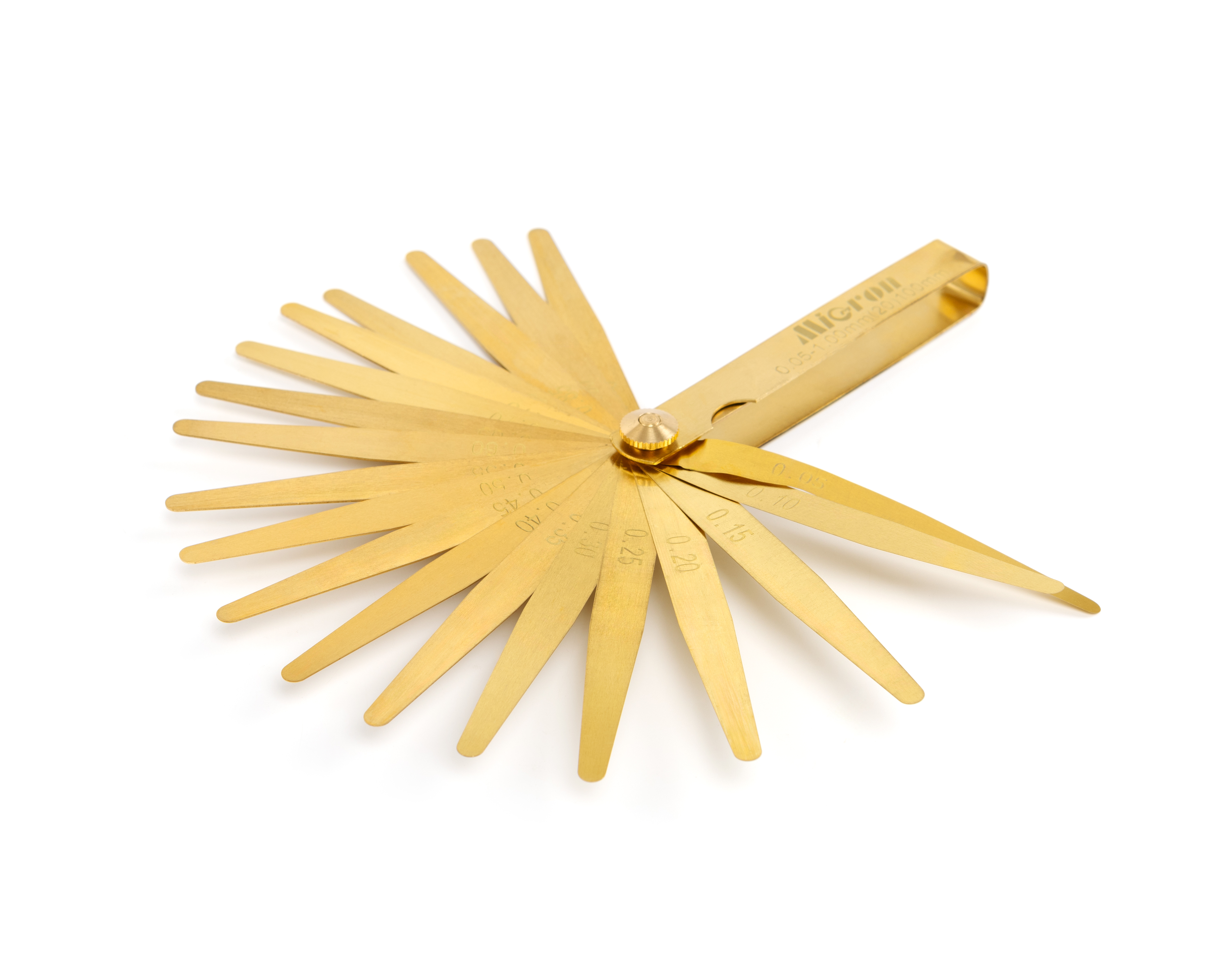 Набор щупов 0,05-1 L=100 20шт. латунь Micron