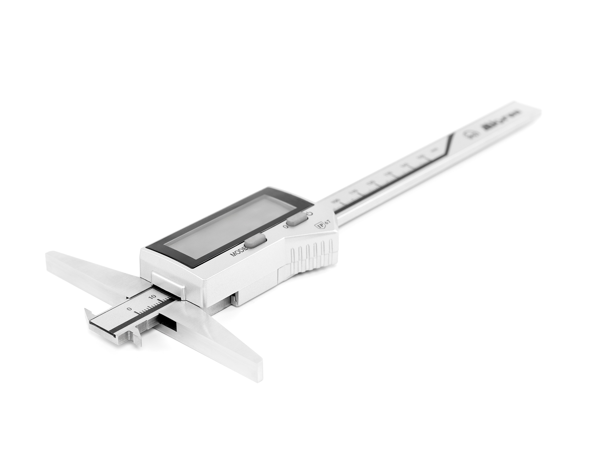 Штангенглубиномер ШГЦ- 150 0.01 электр. (ГРСИ 93125-24) IP67 с 2-мя крюками МИК