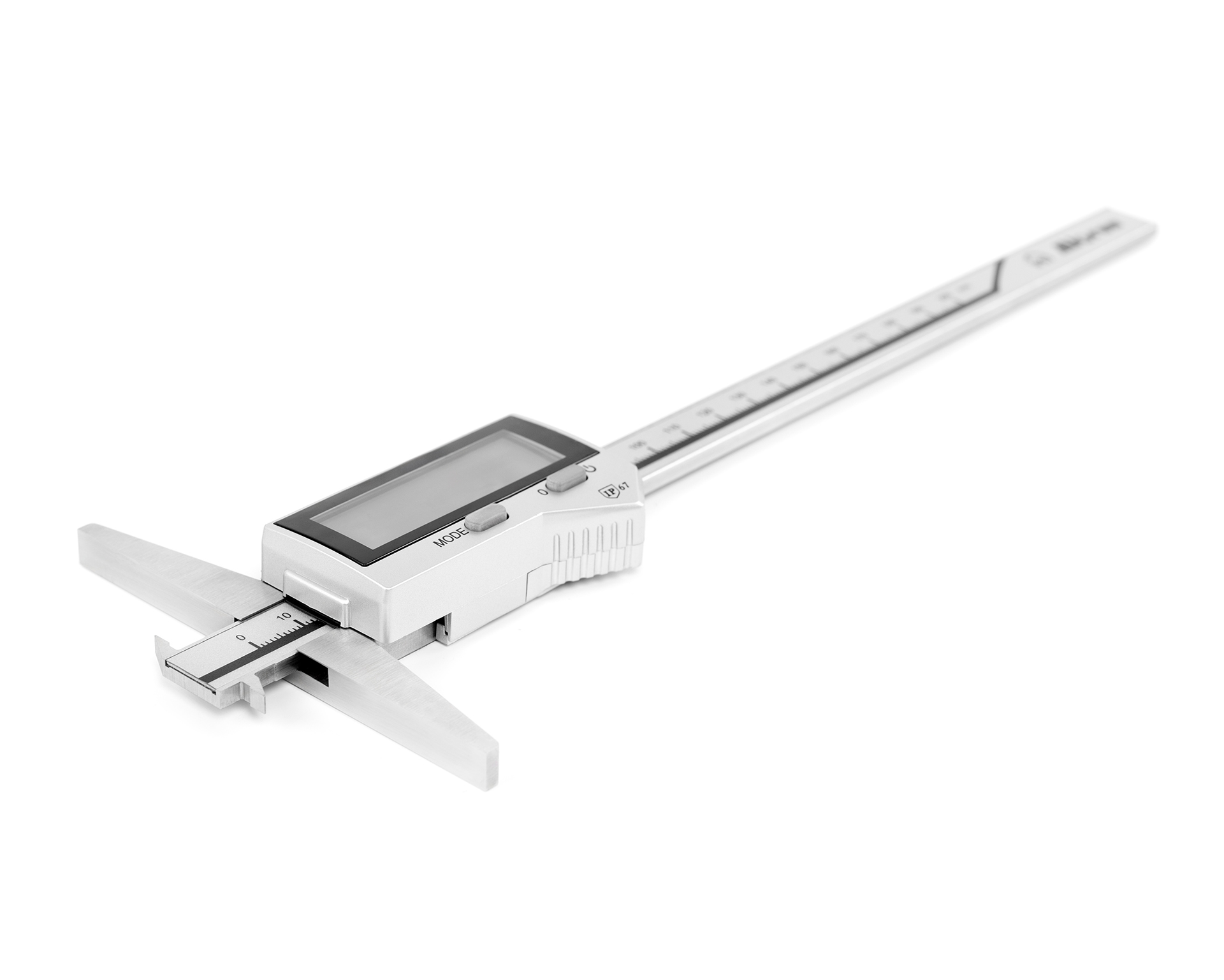 Штангенглубиномер ШГЦ- 200 0.01 электр. (ГРСИ 93125-24) IP67 с 2-мя крюками МИК