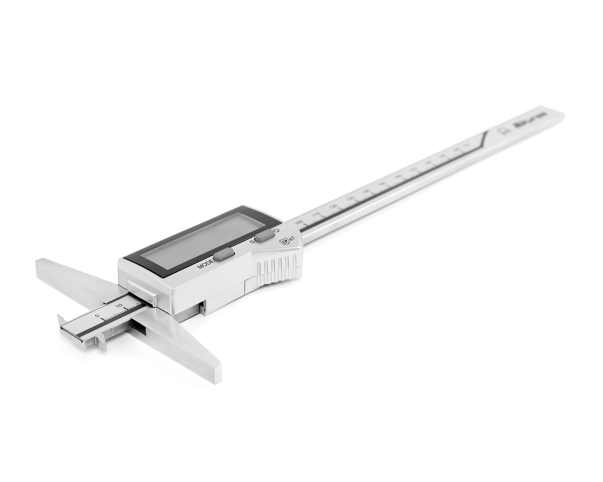 Штангенглубиномер ШГЦ- 200 0.01 электр. (ГРСИ 93125-24) IP67 Bluetooth с 2-мя крюками МИК