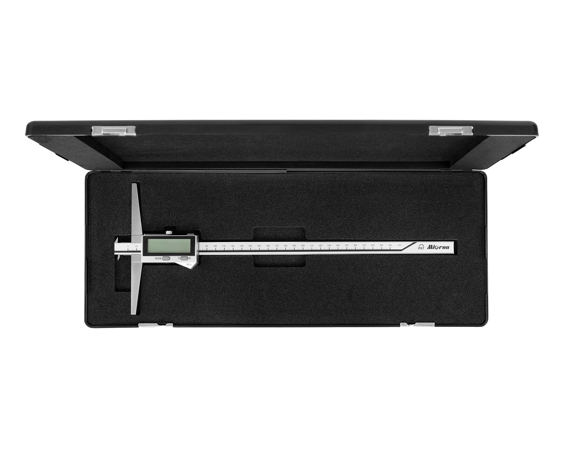 Штангенглубиномер ШГЦ- 300 0.01 электр. (ГРСИ 93125-24) IP67 Bluetooth с 2-мя крюками МИК