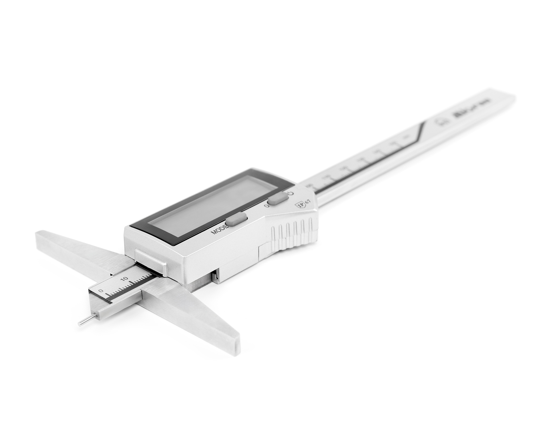 Штангенглубиномер ШГЦ- 150 0.01 электр. (ГРСИ 93125-24) IP67 с цилиндр. наконечником МИК