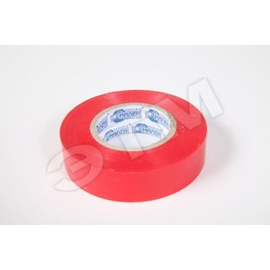 Изолента ПВХ красная 19мм 20м