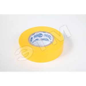 Изолента ПВХ желтая 15мм 20м