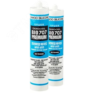 Герметик санитарный силиконовый герметик BIO 707 для защиты от плесени и грибка прозрачный