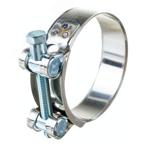 Хомут ленточный с болтом 29-31 W2 нержавеющая сталь 2.1 29-31/18 Н ГОСТ 28191-89