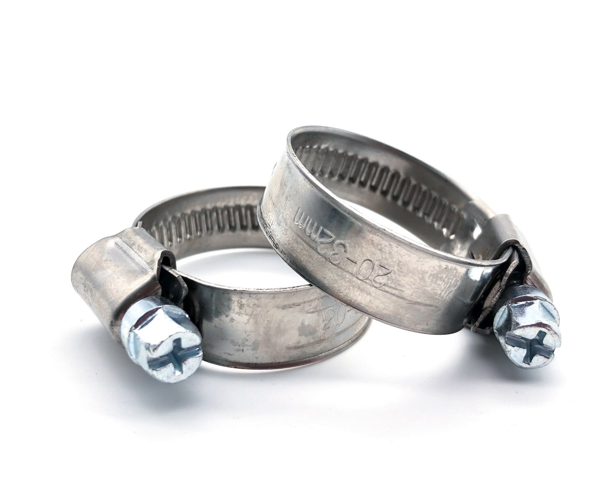 Хомут червячный 32-50/9 W2 нержавеющая сталь 1Л 32-50-7 Н ГОСТ 28191-89