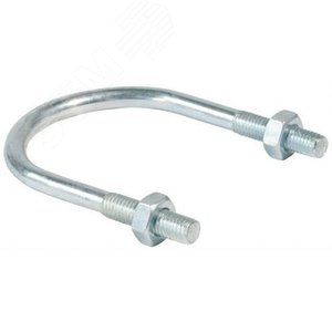 Хомут U-образный 1/8' М6 7-10 оцинкованная сталь ГОСТ 24137-80 без гаек