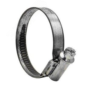 Хомут червячный NORMA 25-40/12 W1 оцинкованная сталь