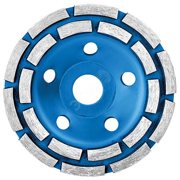 Диск алмазный шлифовальный, посадочный диаметр 22.2 мм, два ряда сегментов 125 мм