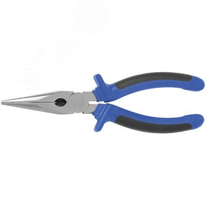 Тонконосы ''Один'' двухцветные обрезиненные ручки, полированная сталь 200 мм