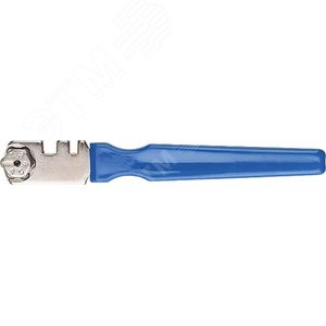 Стеклорез роликовый, 6 роликов, пластиковая ручка